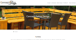Desktop Screenshot of conceptpatiosdesign.com