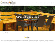 Tablet Screenshot of conceptpatiosdesign.com
